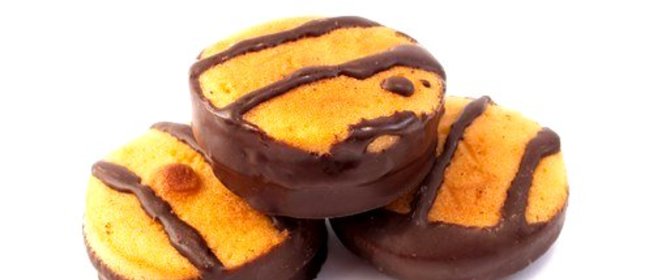 Медовое печенье с шоколадной глазурью