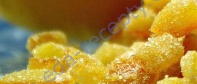 Апельсиновые цукаты из корок апельсинов