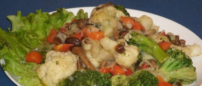 Овощное рагу с цветной капустой