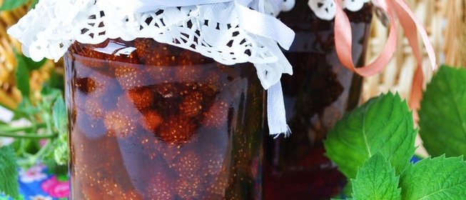 Земляничное варенье с мятой