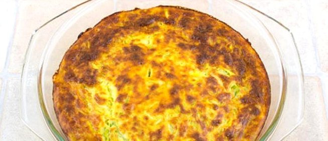 Запеканка из кабачков с сыром