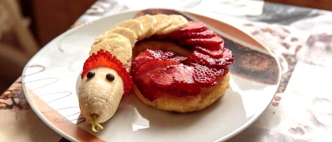 Сырники Фруктовая змея