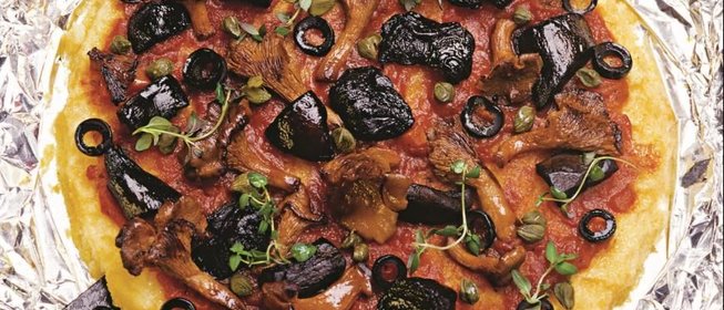 Полента-пицца