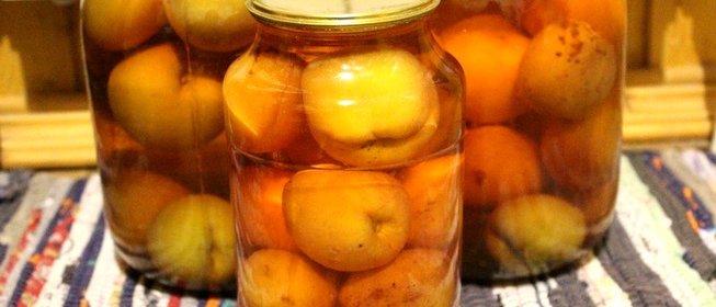 Компот персиковый на зиму