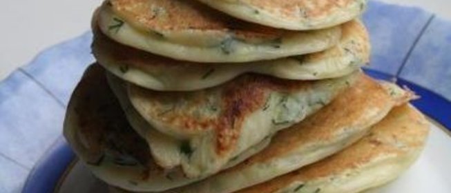 Оладьи из кабачков на кефире