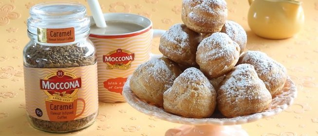 Профитроли с кофейным кремом