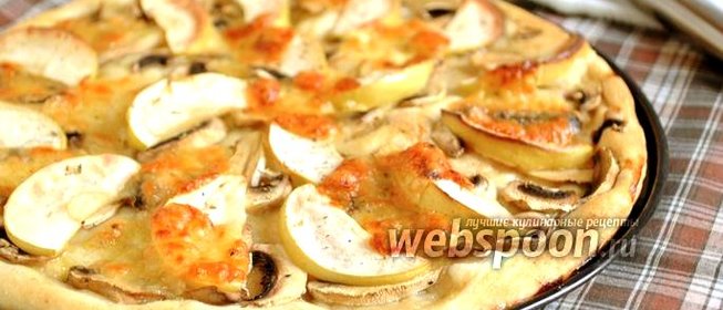 Пицца с шампиньонами