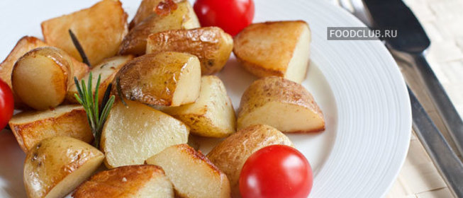 Жареный молодой картофель