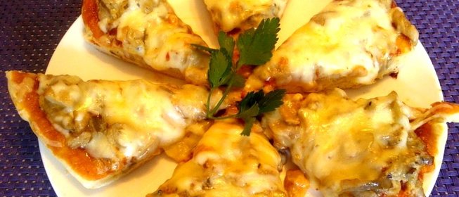 Начинка для пиццы с грибами