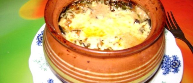 Запеканка с баклажанами