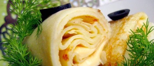 Блины с сыром