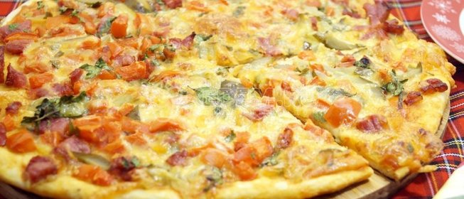 Тонкая пицца