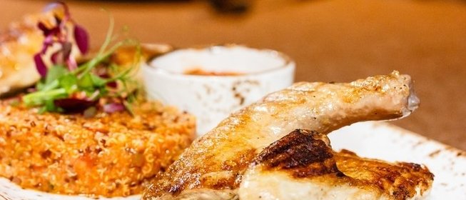 Коктейль бананово-клубничный