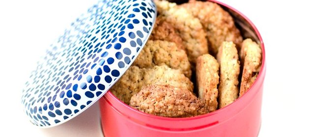 Овсяное печенье с курагой