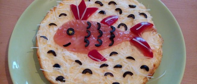 Омлет-суфле с лососем Царь-рыбка