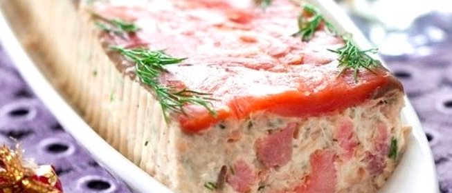 Парфе из креветок