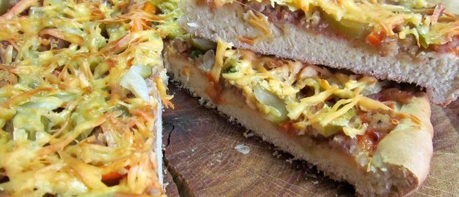 Быстрая пицца на кефире