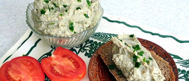 Паштет из баклажанов с грибами