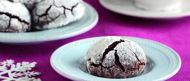 Заснеженное печенье