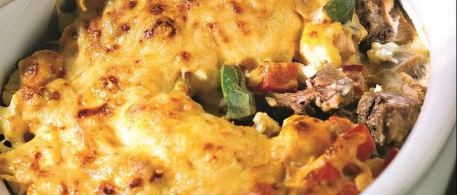 Запеканка с телячьим языком