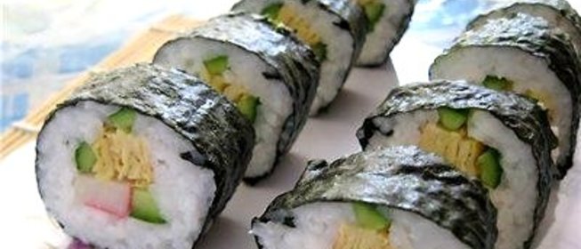 Роллы с японским омлетом Тамаго-яки