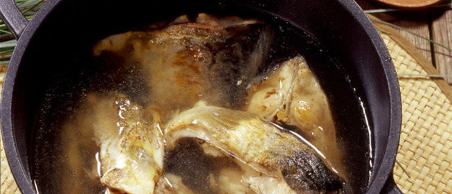 Волжская уха из сазана