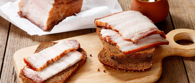 Копченое сало