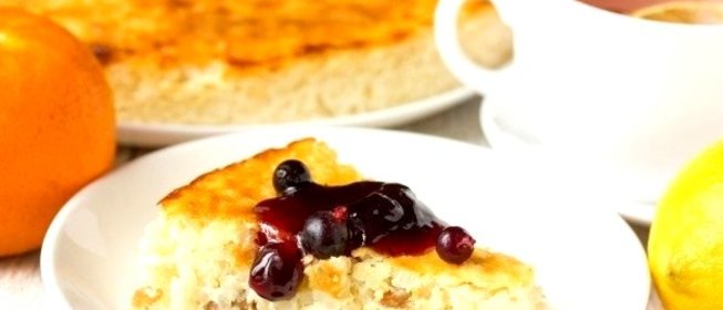 Рисовая запеканка с изюмом