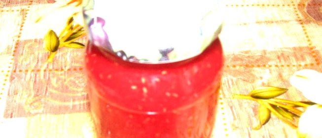 Зимнее малиное варенье