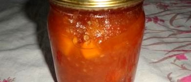 Повидло яблочное с апельсином