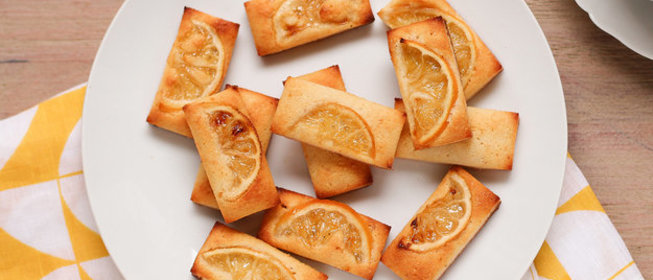 Французское печенье финансье с лимоном