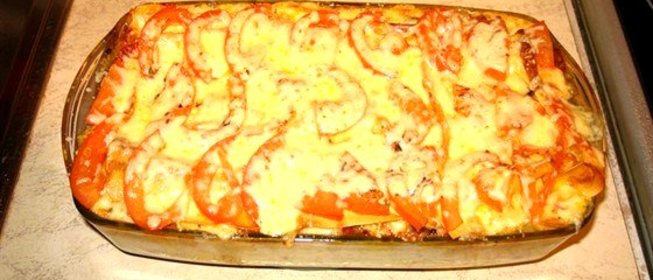 Вегетарианская картошка с грибами в духовке