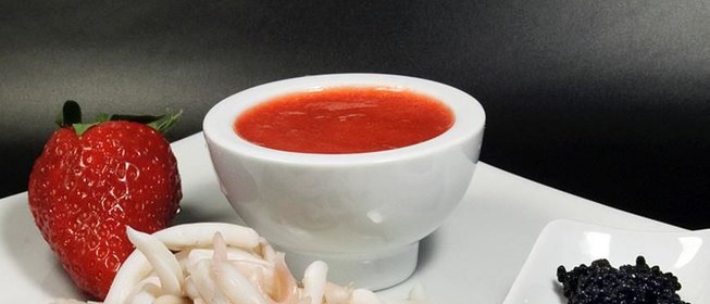 Соус из клубники и имбиря