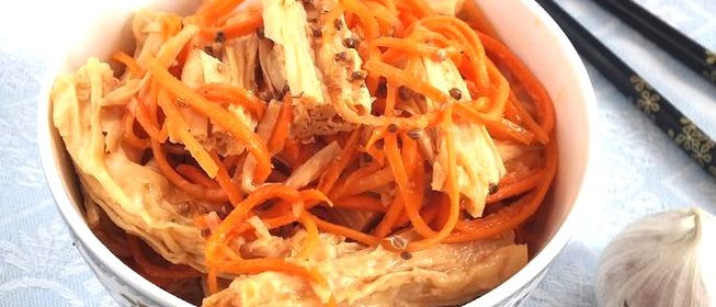 Соевая спаржа по-корейски