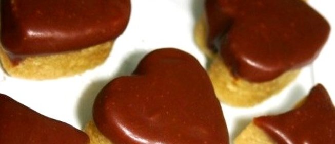 Конфеты в виде сердца