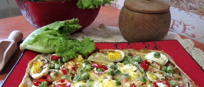 Пицца без томатов Пикантная