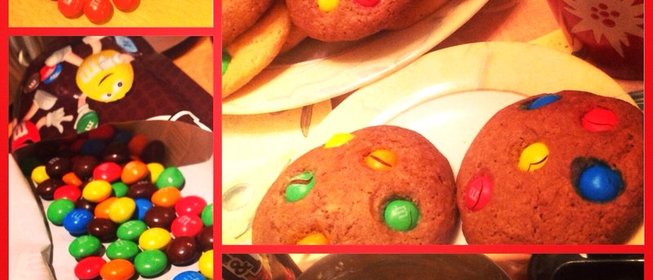 Печенье с конфетами M&M’s