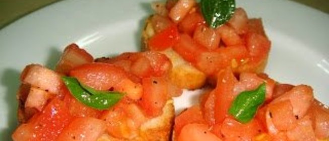 Брускетта в духовке