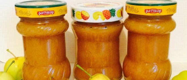 Яблочное повидло на отваре шиповника