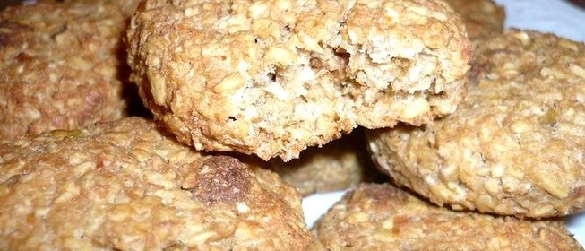 Овсяно-яблочное печенье