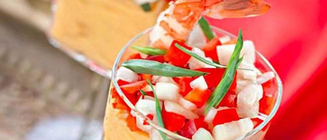 Коктейль из креветок с тархуном