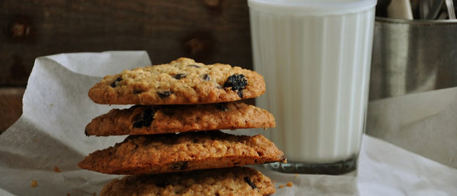 Овсяное печенье с шоколадом