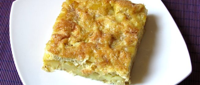 Омлет с картошкой