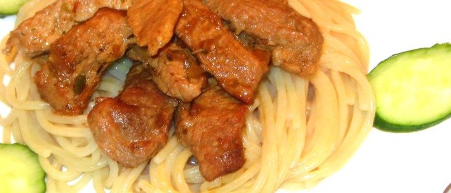 Свинина в остром соусе