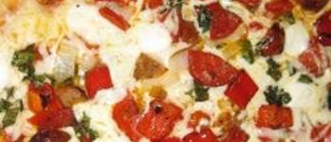 Пицца на гриле