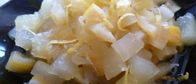 Варенье из кабачка с лимоном и имбирем
