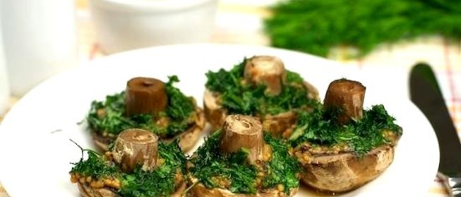 Шампиньоны фаршированные