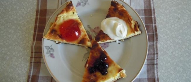 Запеканка творожная с манкой в духовке