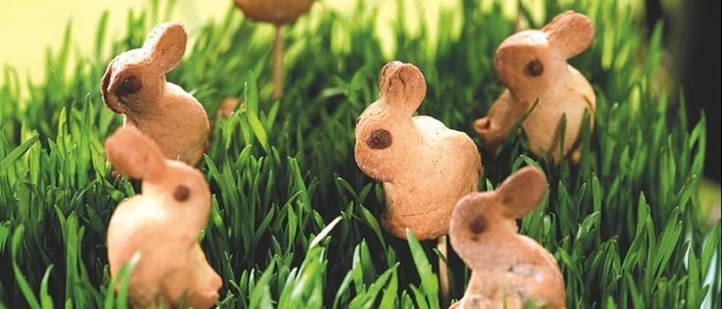 Пасхальное печенье Зайчики