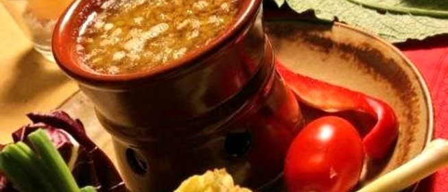 Пьемонтский масляный соус для овощей (Bagna Cauda)
